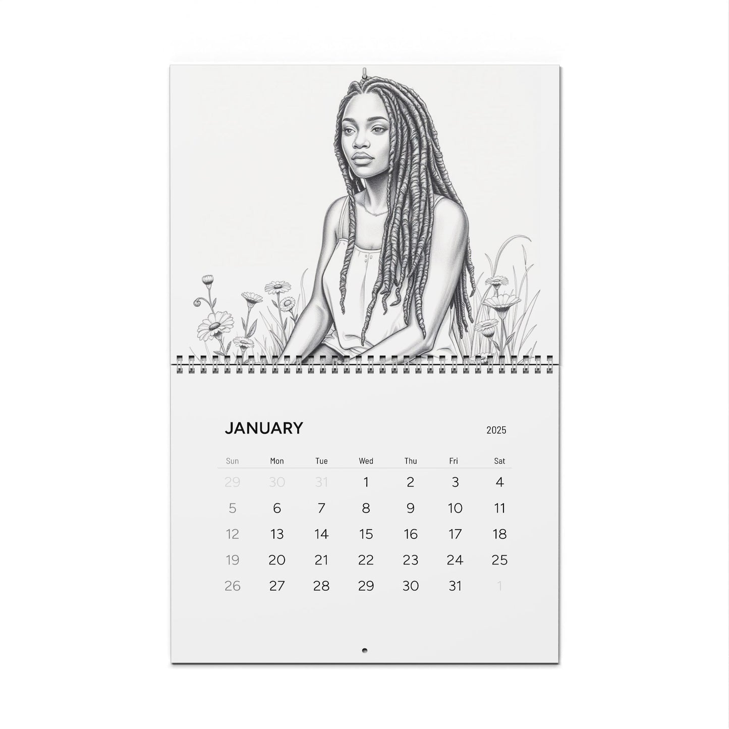 Love My Locs Wall Calendar (2025)