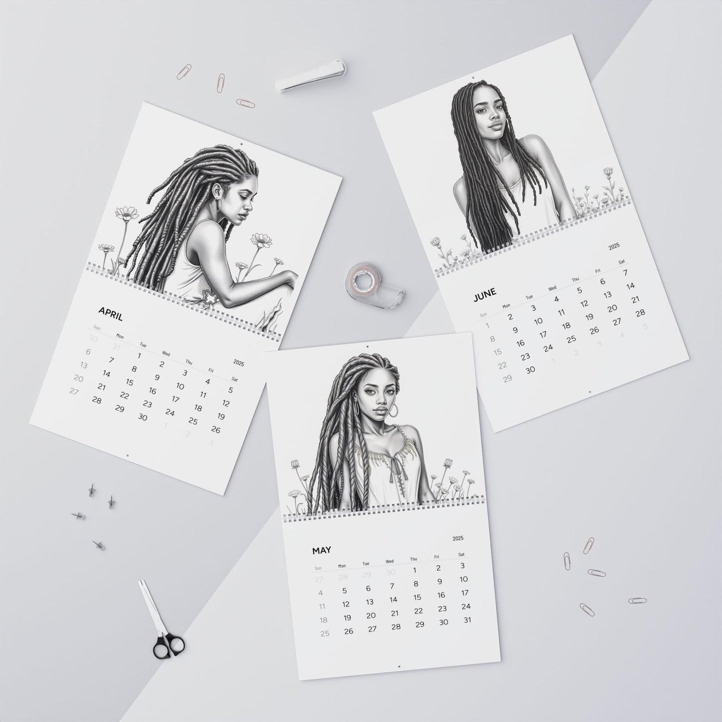 Love My Locs Wall Calendar (2025)