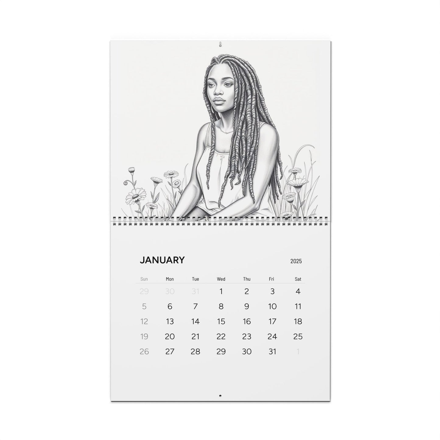 Love My Locs Wall Calendar (2025)