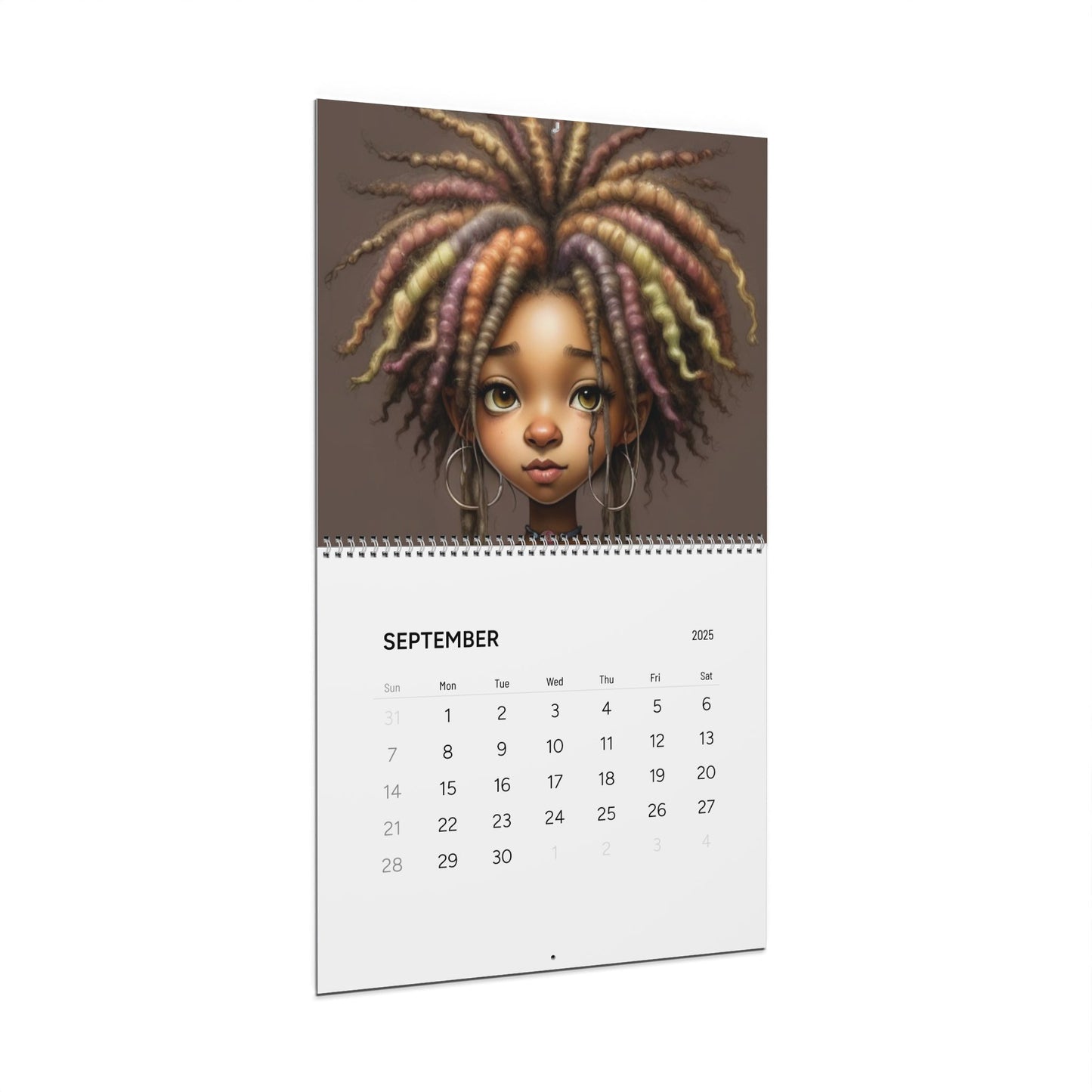 Whimsical Black Girls - Wall Calendar