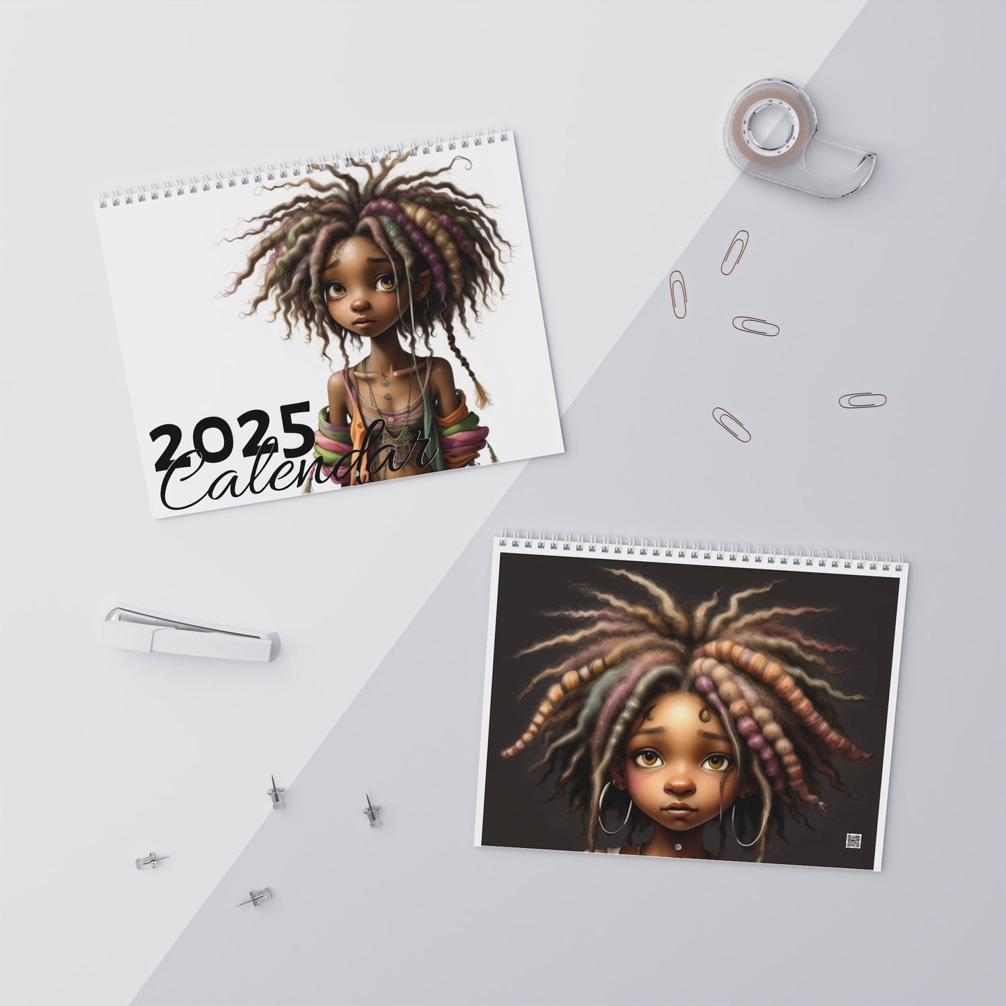 Whimsical Black Girls - Wall Calendar