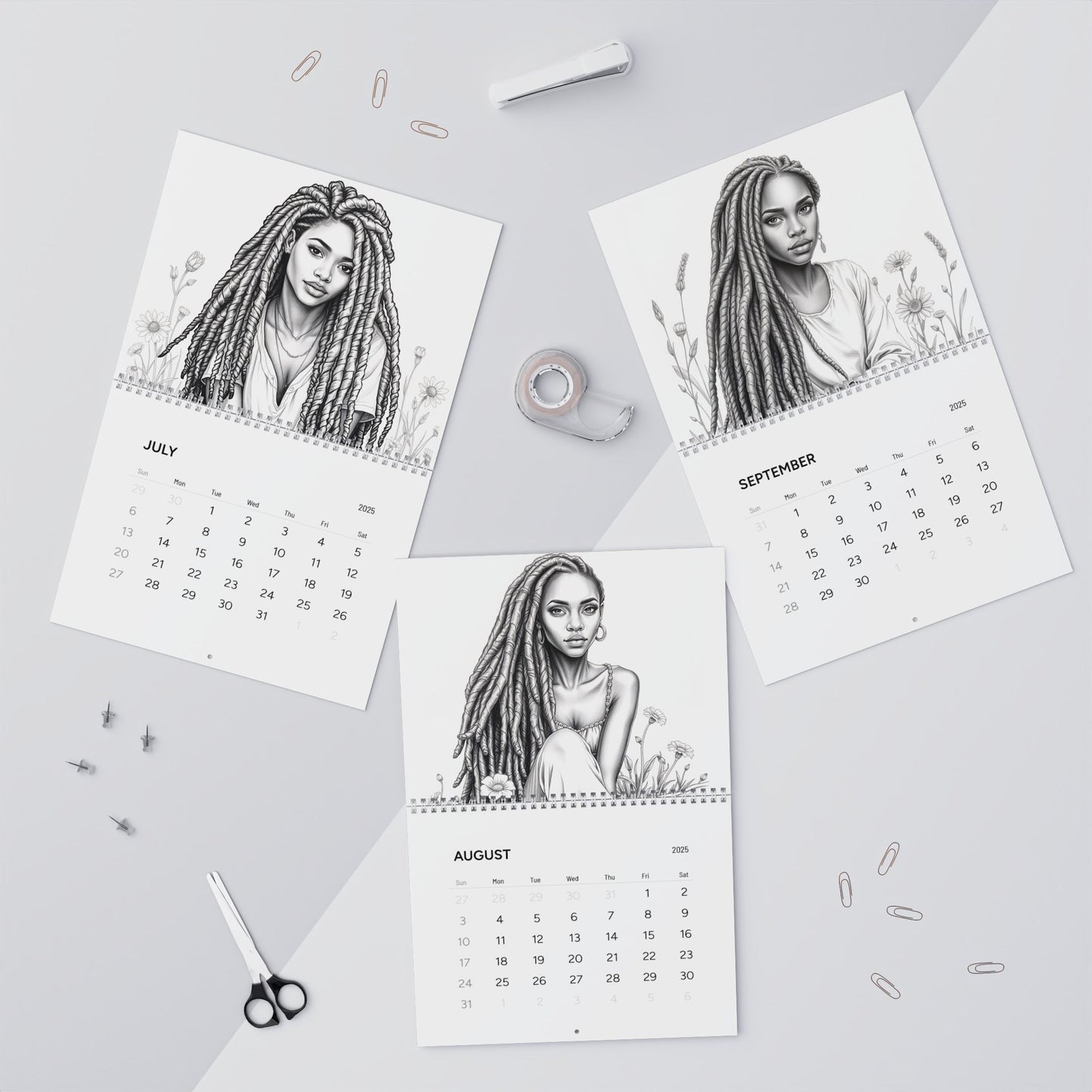 Love My Locs Wall Calendar (2025)