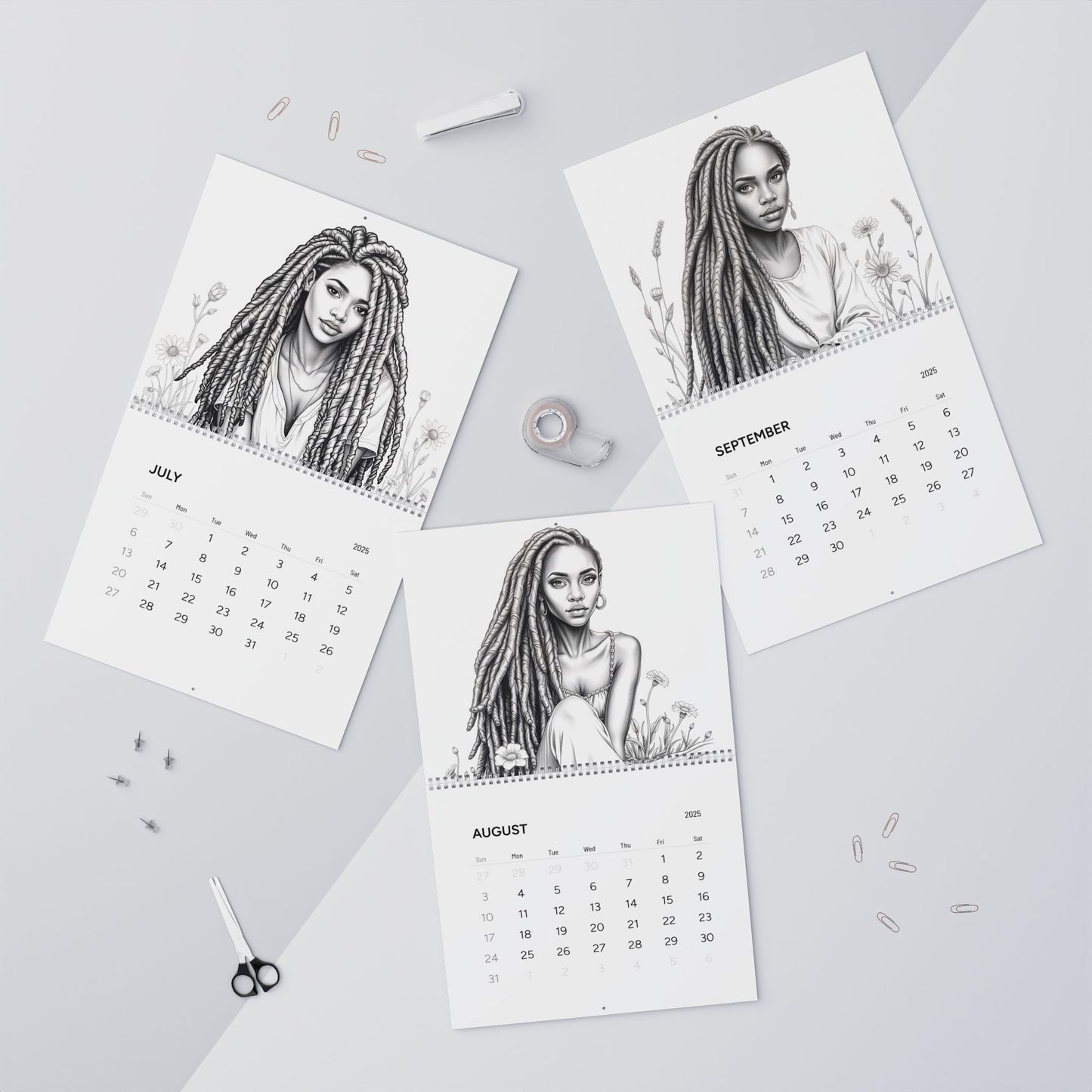 Love My Locs Wall Calendar (2025)