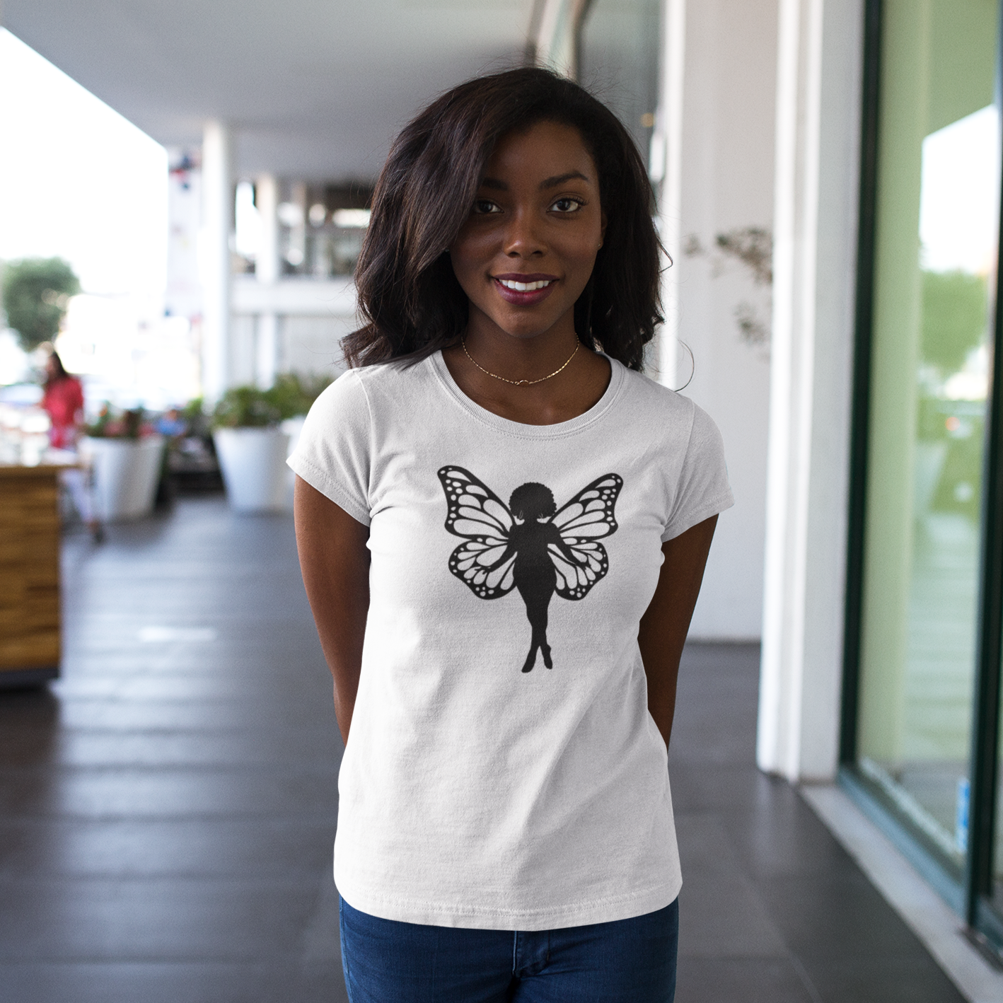 BLK Butterfly Tee