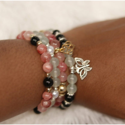 Jade Stackable Bracelet Set