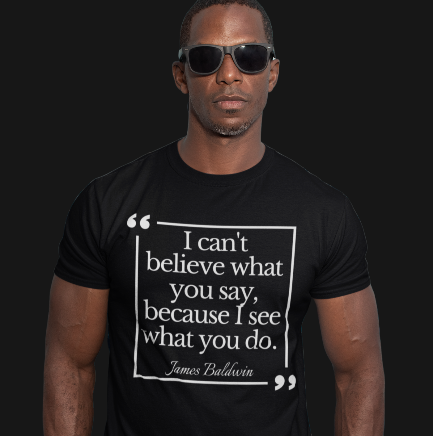 James Baldwin Quote Tee